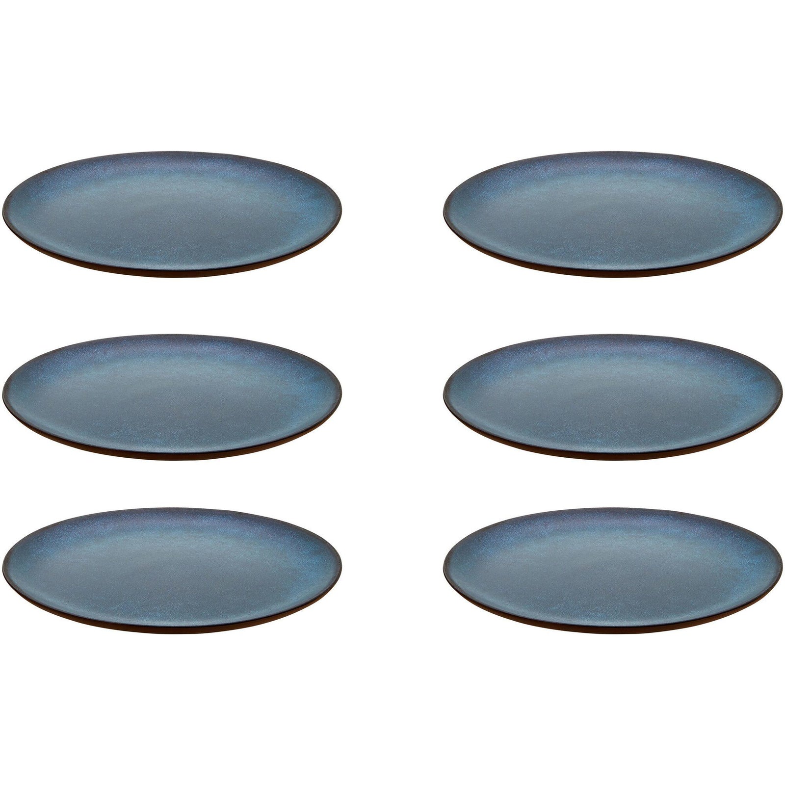 Aida Aida RAW desserttallerken, midnight blue, 6 stk. – close-up (Desserttallerken)