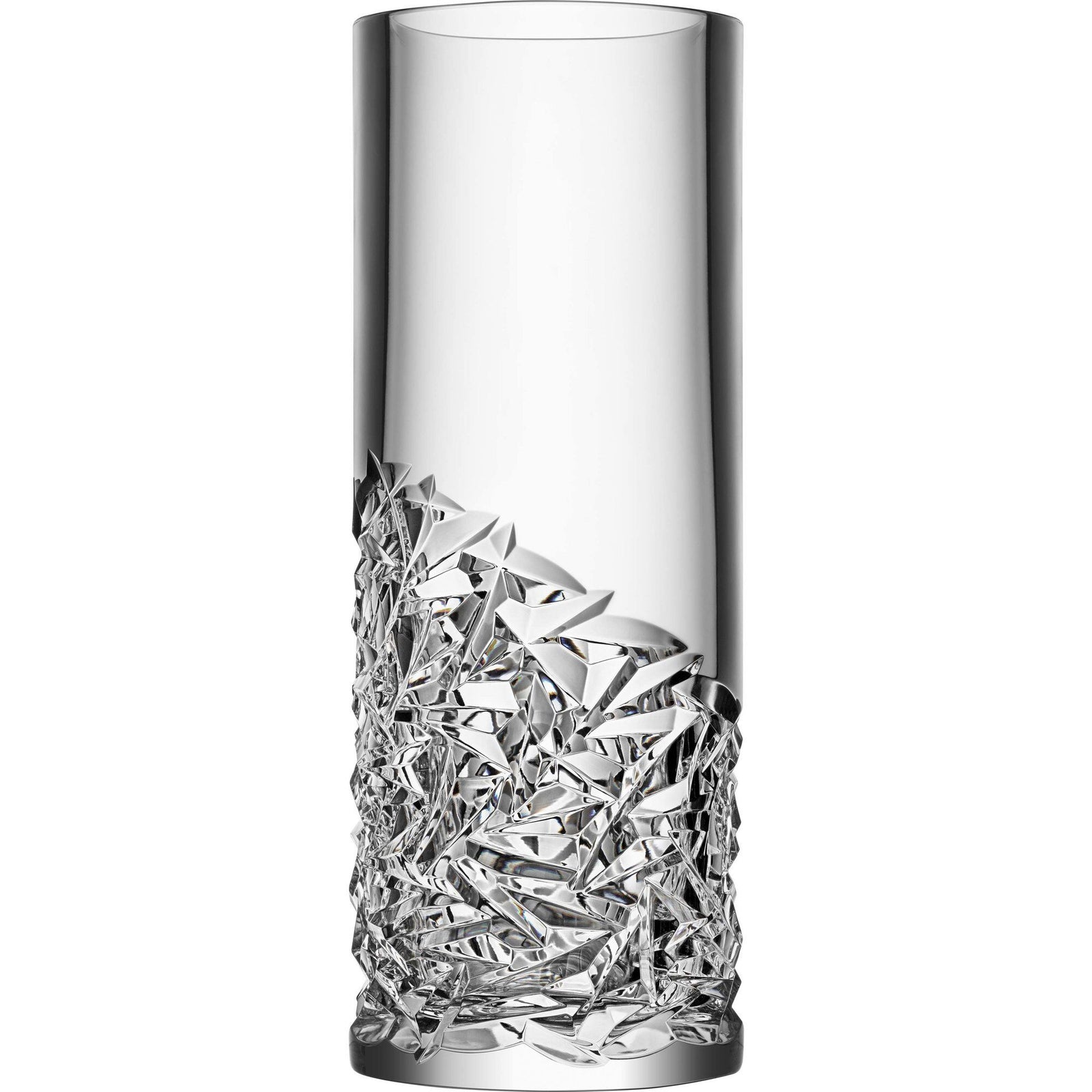 Orrefors Orrefors Carat Vase 37cm Low Cut ❤ billede i brug (Vase)