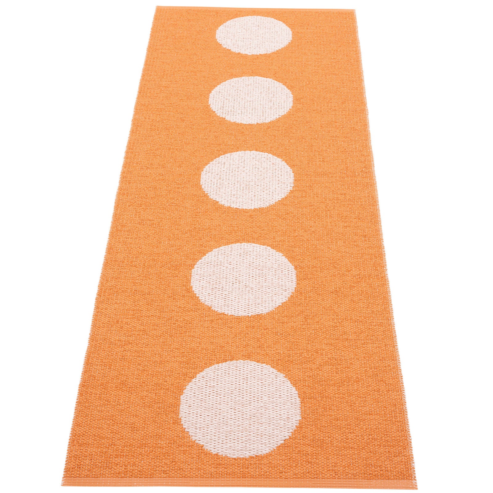 Pappelina Pappelina Vera Pop Tæppe 70x200 cm, orange/pink – vinkelbillede (Tæpper)