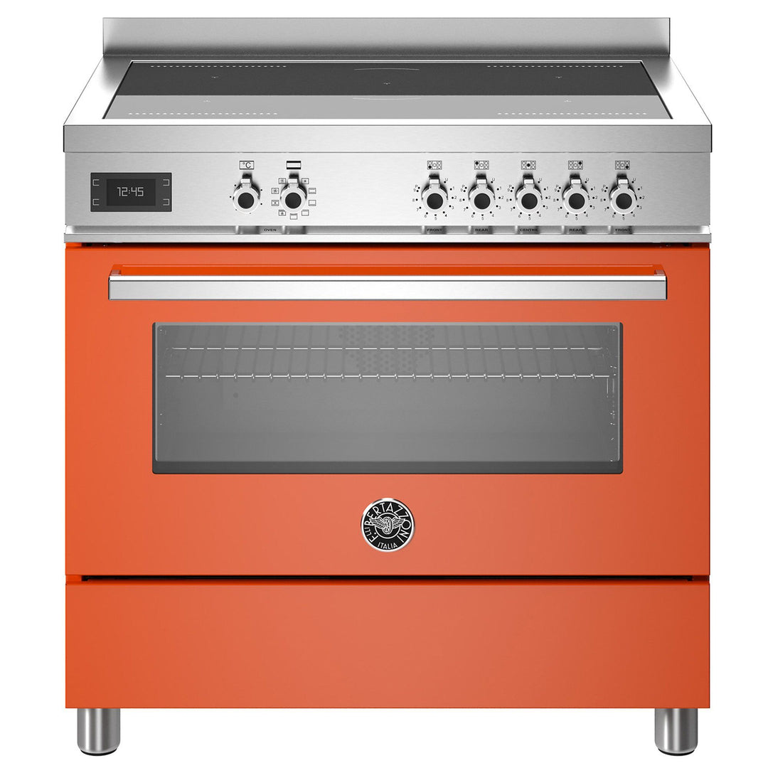 Bertazzoni Bertazzoni PRO95I1EART Professional induktionskomfur med ovn, 90 cm, orange ❤ billede i brug (Induktionskomfur)