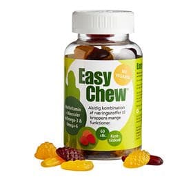 Se EasyChew Multivitamin m. omega 3 60 stk. DATOVARE 03-2024 ❤ Stort online udvalg i KopK ❤ Hurtig levering: 1 - 2 Hverdage samt billig fragt - Varenummer: HG-27912-1 og barcode / Ean: '5701629014403 på lager - Udsalg på Sundhed Spar op til 52% - Over 312 kendte brands på udsalg