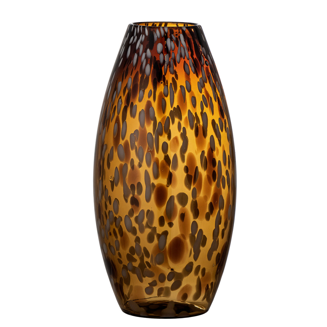 BLOOMINGVILLE Daraz Vase Brun Glas
