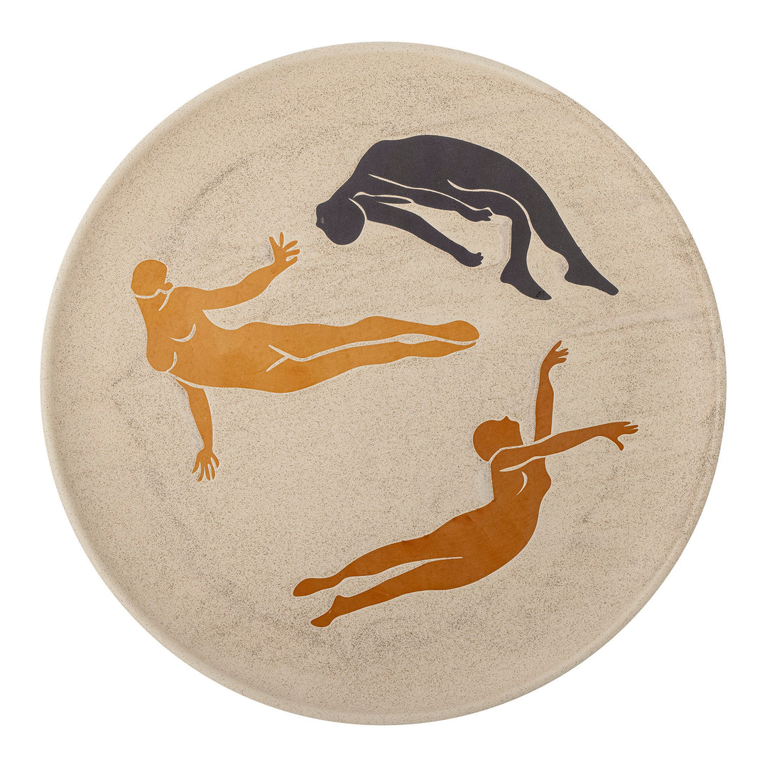 Produktbillede af BLOOMINGVILLE Harlow Væg Dekoration Brun Stentøj H: 3cm D: 40cm i premium kvalitet