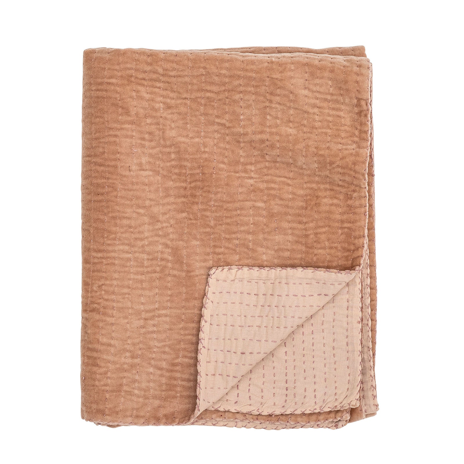 Produktbillede af BLOOMINGVILLE Gamma Plaid Rosa Bomuld W: 130cm L: 150cm i premium kvalitet