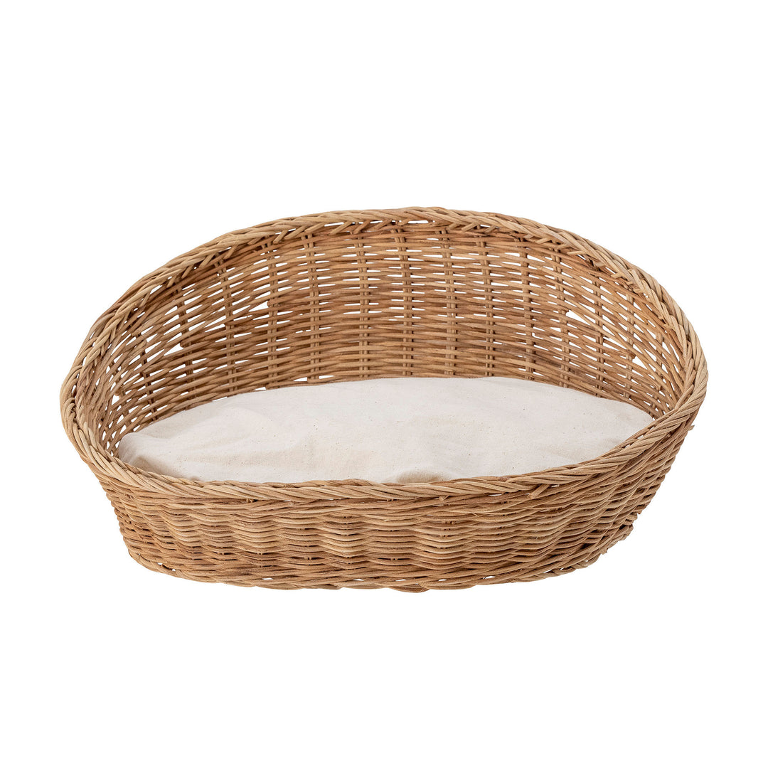 BLOOMINGVILLE Tille Katte Kurv Natur Rattan W: 30cm H: 20cm L: 40cm