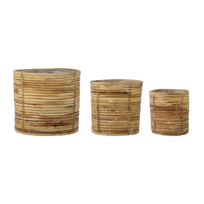 Bloomingville - Linoa Kurv, Natur, Rattan - sæt 3 stk. ❤ Stort online udvalg i Bloomingville ❤ Billig fragt og hurtig levering 2 - 5 hverdage - Varenummer: BGH-47585195917642 / Ean: '5711173292608 på lager - Udsalg på Alle produkter (Lagerbeholdning er større end 1) Spar op til 67% - Over 454 design mærker på udsalg