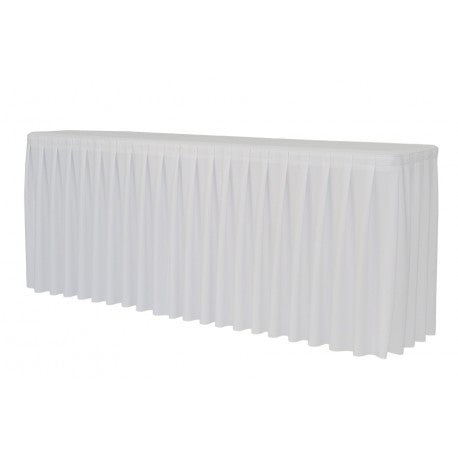 Produktbillede af Zown Paramount M183 plisse dug Hvid på tilbud