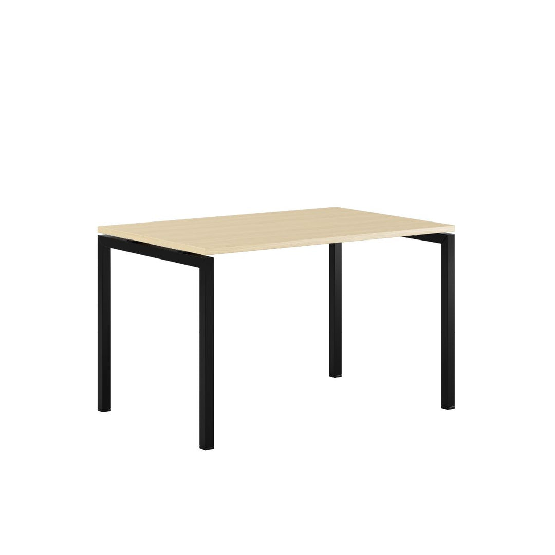 Produktbillede af Luna U Bord 120x80cm Birk-sort på tilbud
