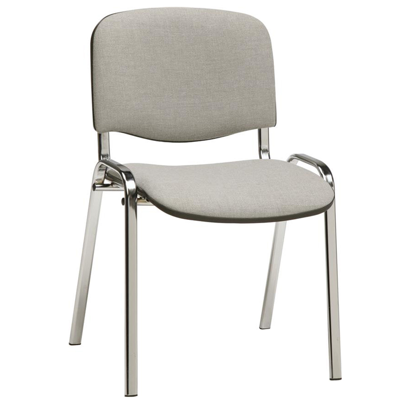 Produktbillede af Økonomi Polster stabelstol Lys-grå på tilbud