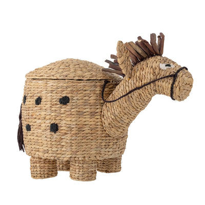 Bloomingville MINI - Bobbi Kurv m/Låg, Natur, Vandhyacint H45 cm ❤ Stort online udvalg i Bloomingville MINI ❤ Billig fragt og hurtig levering 2 - 5 hverdage ❤ Varenummer: BGH-47086989214026 / Ean: '5711173304059 på lager - Udsalg på Alle produkter Spar op til 59% - Over 360 kendte mærker på udsalg