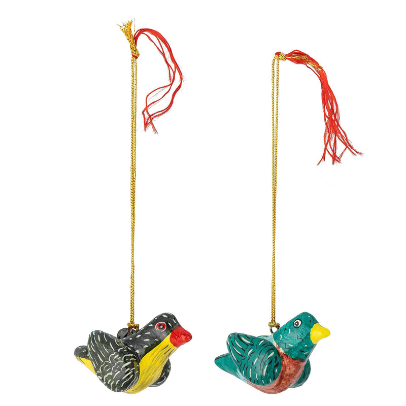 Bloomingville -  Carmela Ornament, Grøn, Papmache - 2 stk. ✔ Kæmpe udvalg i  Bloomingville ✔ Billig fragt og hurtig levering 2 - 5 hverdage - Varenummer: BGH-47360847282506 / Ean: &