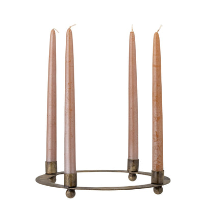 Bloomingville - Gisela Adventsstage, Brass, Metal Ø27 cm ✔ Kæmpe udvalg i  Bloomingville ✔ Billig fragt og hurtig levering 2 - 5 hverdage - Varenummer: BGH-47360859832650 / Ean: '5711173311620 på lager - Udsalg på Alle produkter (Lagerbeholdning er større end 1) Spar op til 55% - Over 1347 kendte brands på udsalg