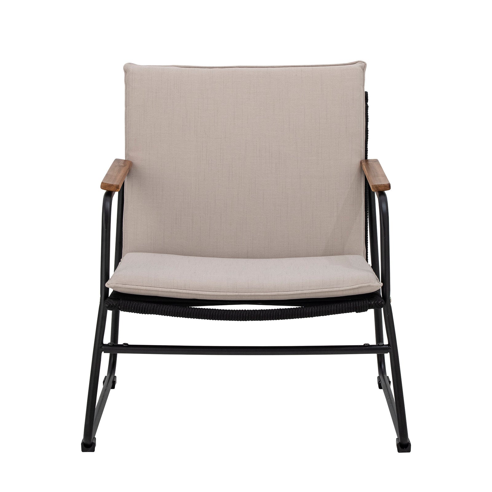 Produktbillede af BLOOMINGVILLE HAMPTON LOUNGESTOL METAL SORT 65 i premium kvalitet