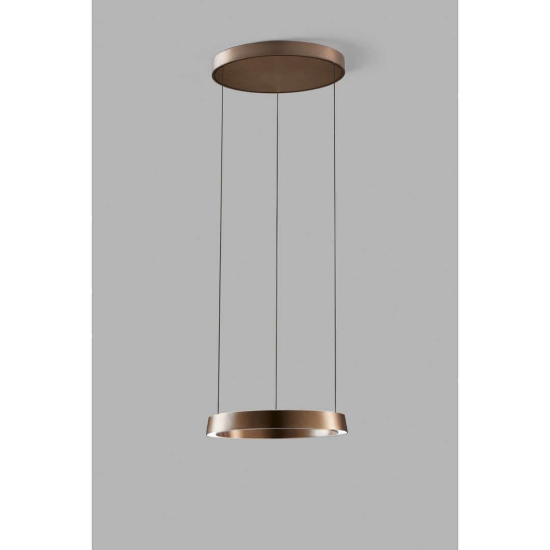 Produktbillede af Edge Round Ø500 Pendel Rose Gold LIGHT-POINT i premium kvalitet