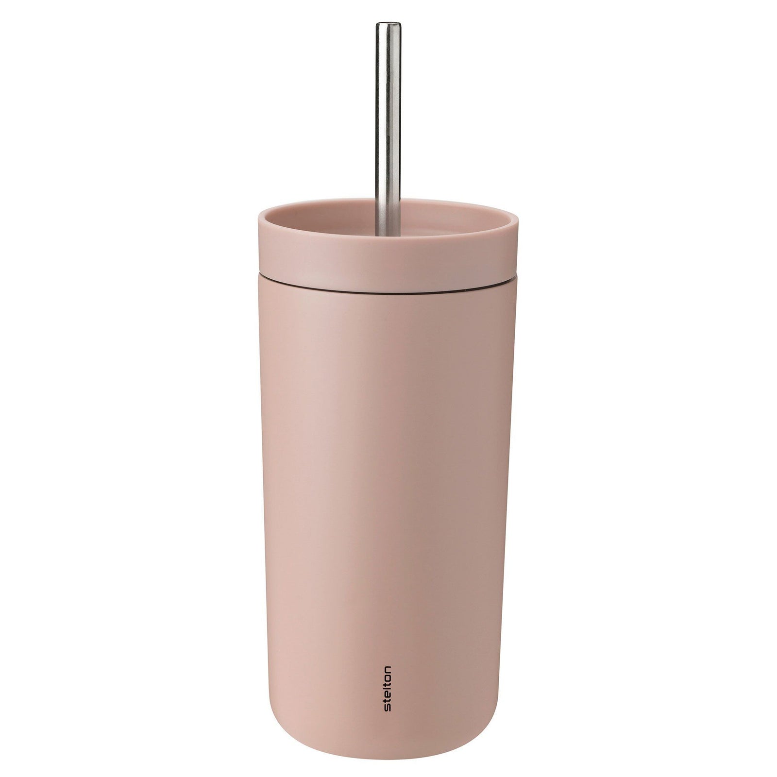 Stelton Stelton To Go Sip Termokrus med sugerør 40 cl, heather ❤ billede i brug (Termokopper)