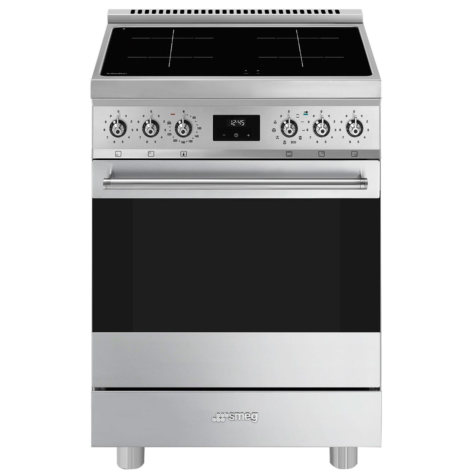 Smeg Smeg C6IPXM2 komfur induktion 60 cm, rustfrit stål – produktvisning (Induktionskomfur)