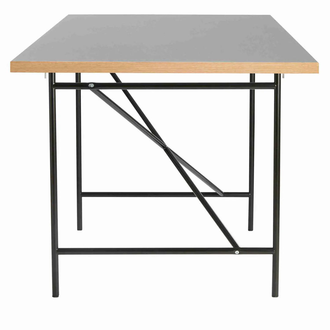 Produktbillede af EIERMANN1 DESK GREY TABLETOP/BLACK FRAME PLEASE WAIT TO BE SEATED 120 i premium kvalitet