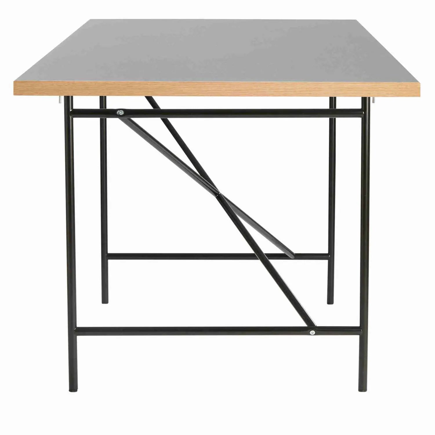 Produktbillede af EIERMANN1 DESK GREY TABLETOP/BLACK FRAME PLEASE WAIT TO BE SEATED 120 i premium kvalitet
