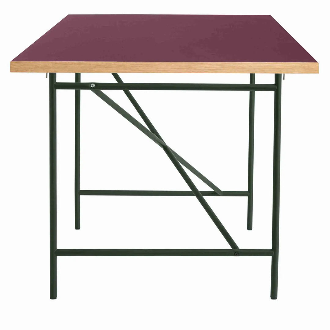 Produktbillede af EIERMANN1 DESK BURGUNDY TABLETOP/BLACK FRAME PLEASE WAIT TO BE SEATED 160 i premium kvalitet