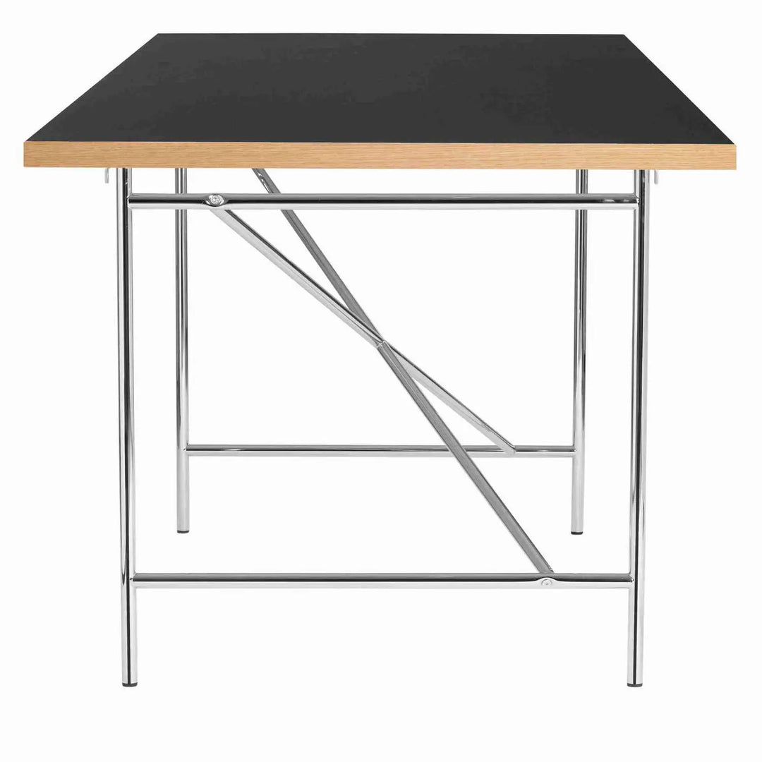Produktbillede af EIERMANN1 DESK BLACK TABLETOP/CHROME FRAME PLEASE WAIT TO BE SEATED 120 i premium kvalitet