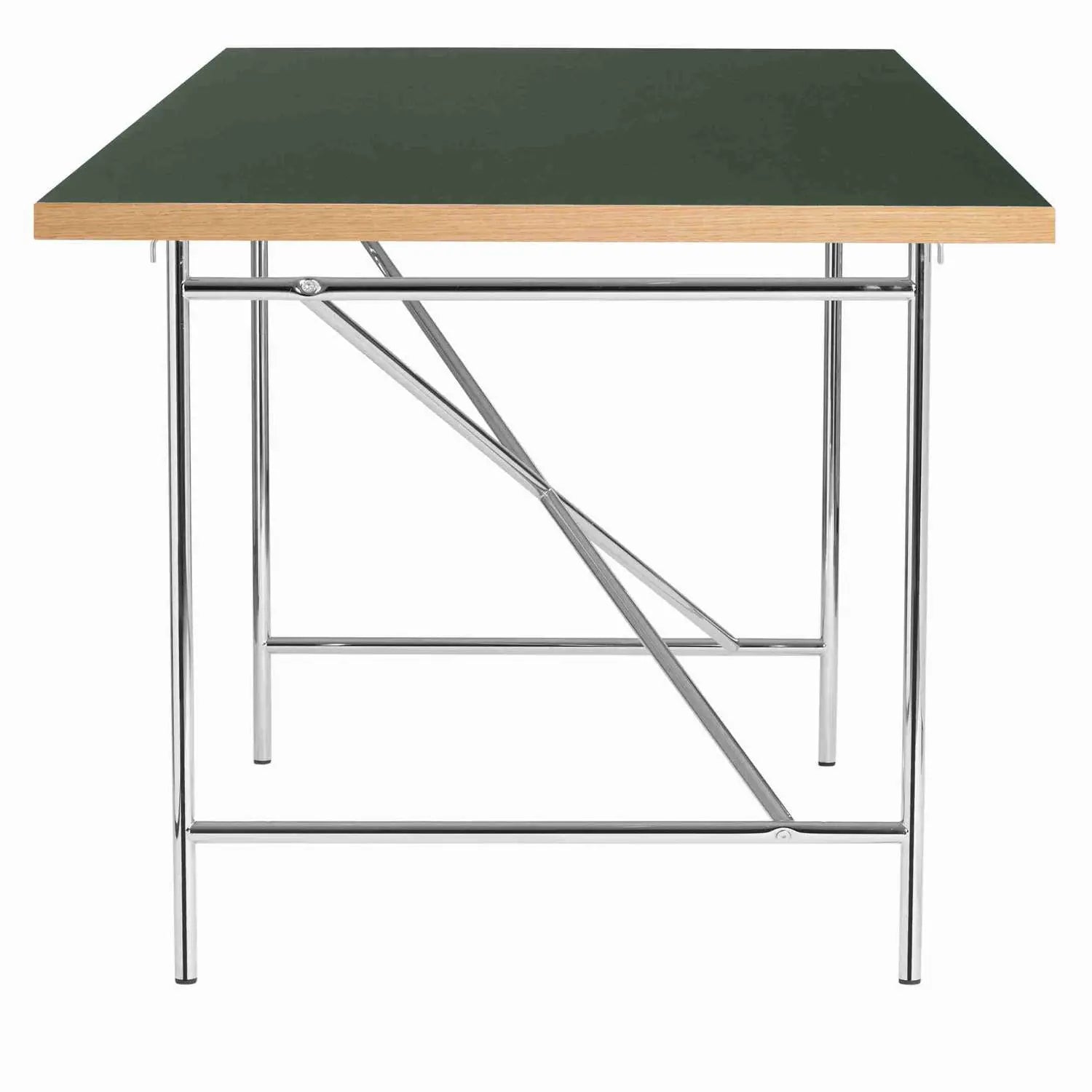 Produktbillede af EIERMANN1 DESK CEDAR GREEN TABLETOP/CHROME FRAME PLEASE WAIT TO BE SEATED 120 i premium kvalitet