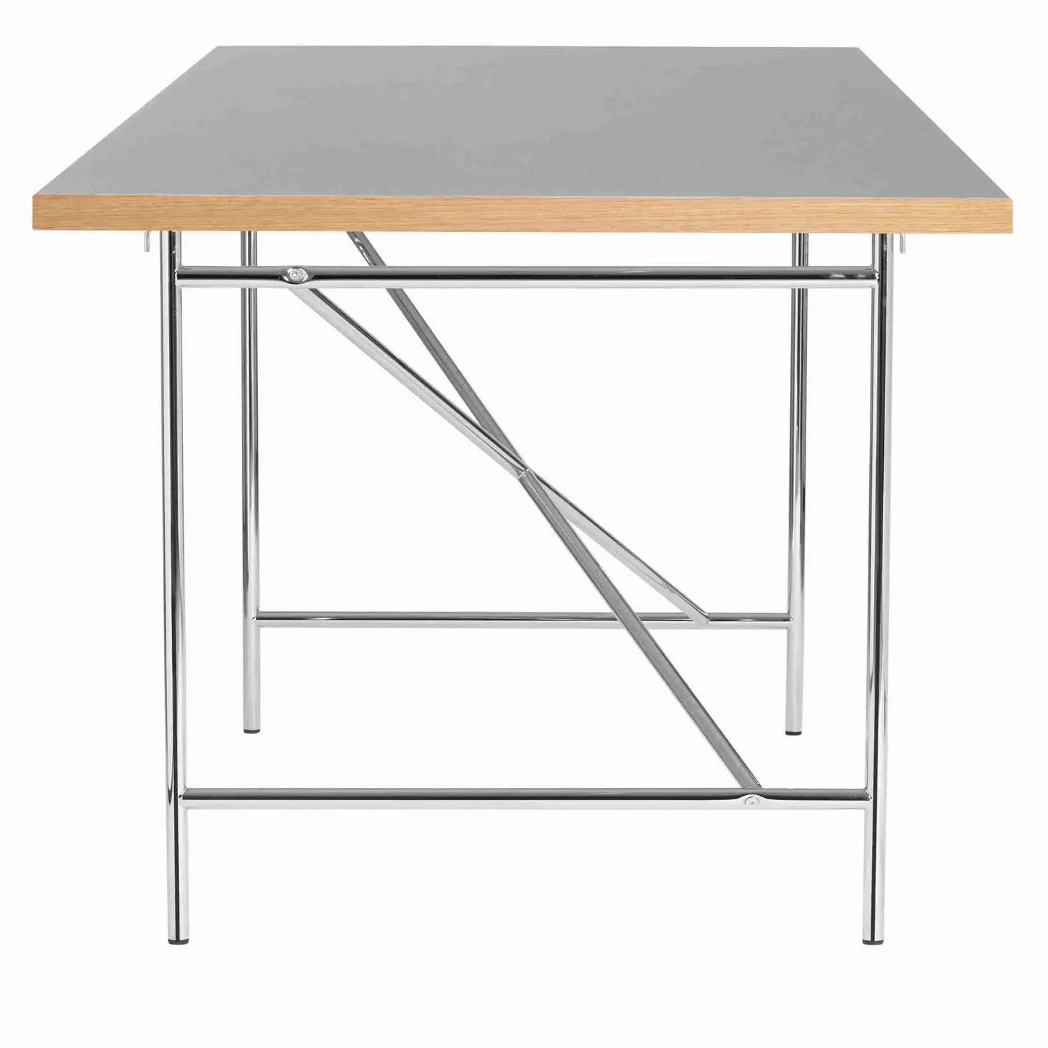 Produktbillede af EIERMANN1 DESK GREY TABLETOP/CHROME FRAME PLEASE WAIT TO BE SEATED 120 i premium kvalitet