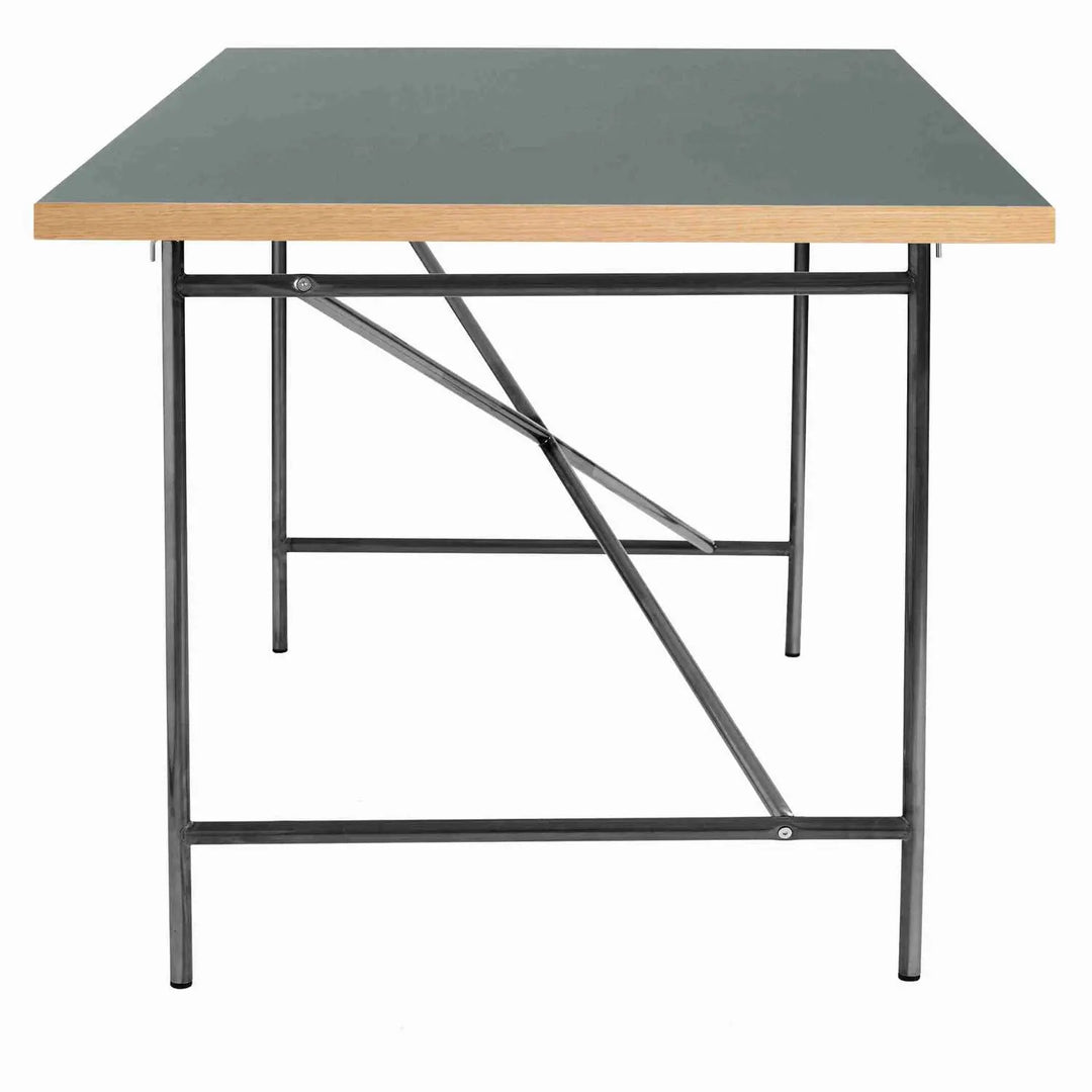Produktbillede af EIERMANN1 DESK DARK GREY TABLETOP/LACQUERED STEEL FRAME PLEASE WAIT TO BE SEATED 120 i premium kvalitet
