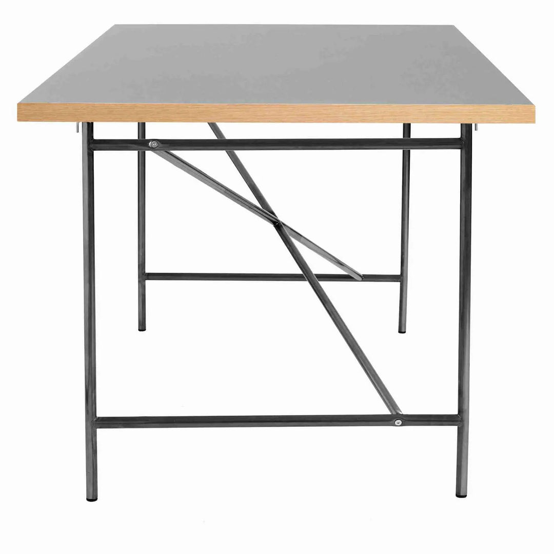 Produktbillede af EIERMANN1 DESK GREY TABLETOP/LACQUERED STEEL FRAME PLEASE WAIT TO BE SEATED 120 i premium kvalitet