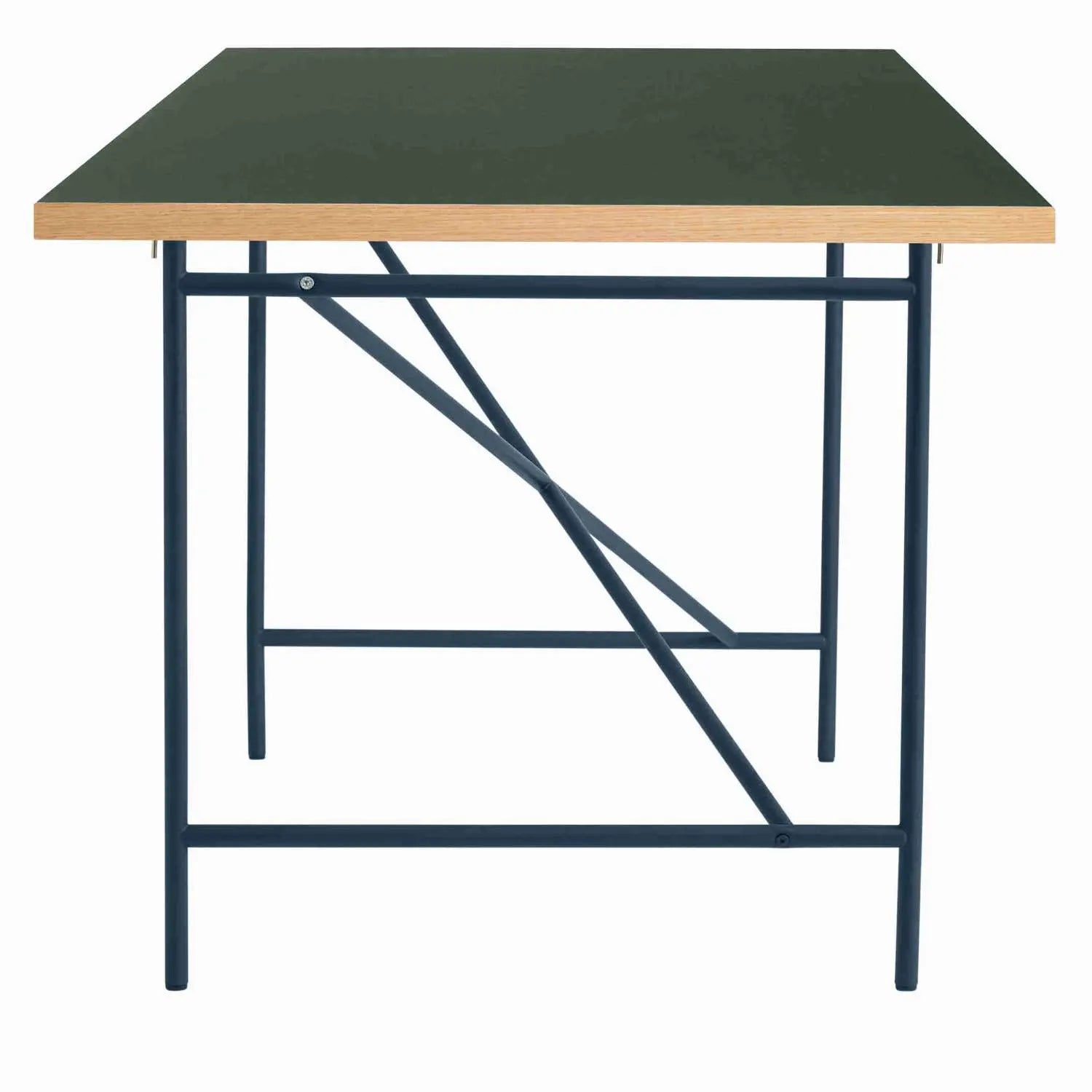 Produktbillede af EIERMANN1 DESK CEDAR GREEN TABLETOP/NAVY BLUE FRAME PLEASE WAIT TO BE SEATED 120 i premium kvalitet