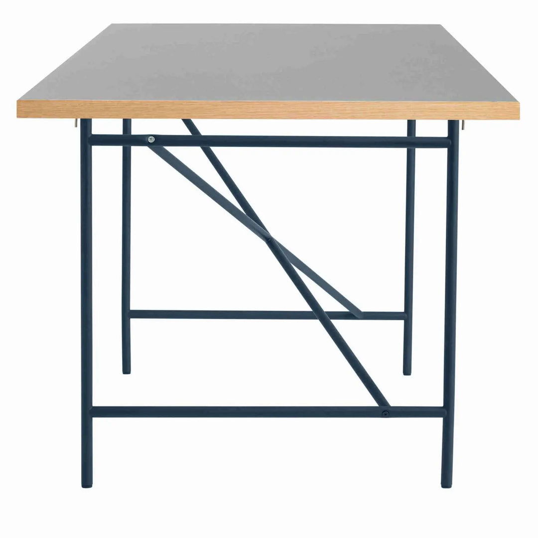 Produktbillede af EIERMANN1 DESK GREY TABLETOP/NAVY BLUE FRAME PLEASE WAIT TO BE SEATED 120 i premium kvalitet