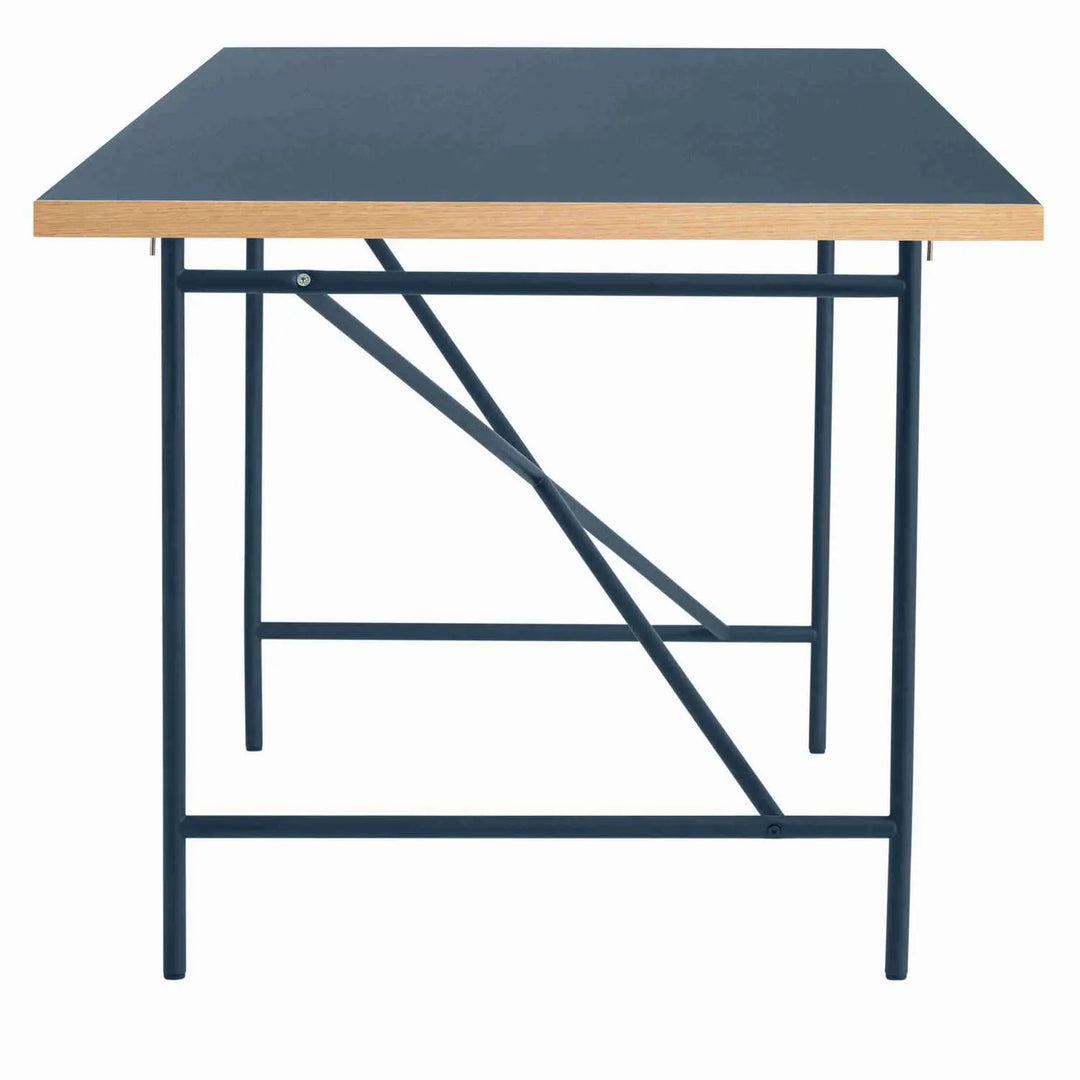 Produktbillede af EIERMANN1 DESK DARK BLUE TABLETOP/NAVY BLUE FRAME PLEASE WAIT TO BE SEATED 120 i premium kvalitet