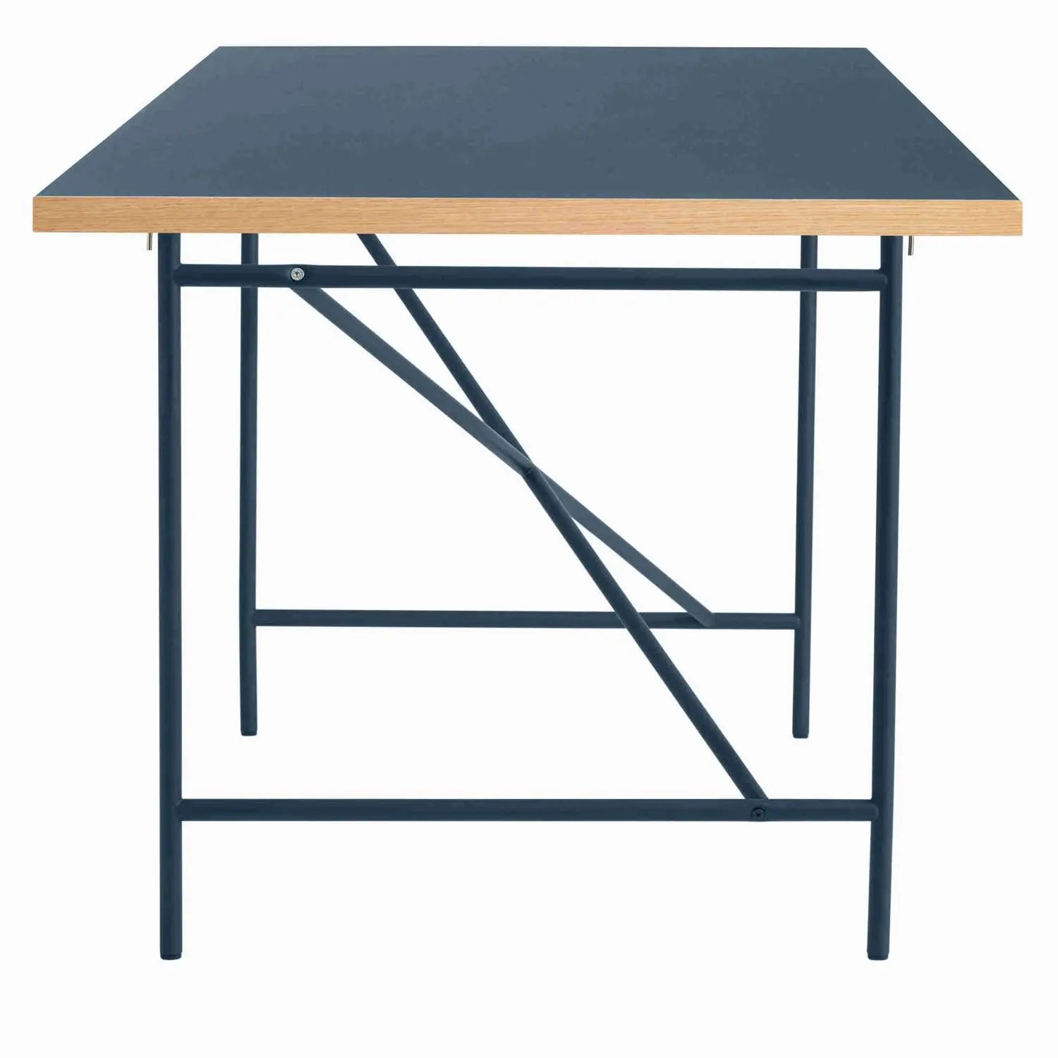 Produktbillede af EIERMANN1 DESK DARK BLUE TABLETOP/NAVY BLUE FRAME PLEASE WAIT TO BE SEATED 120 i premium kvalitet