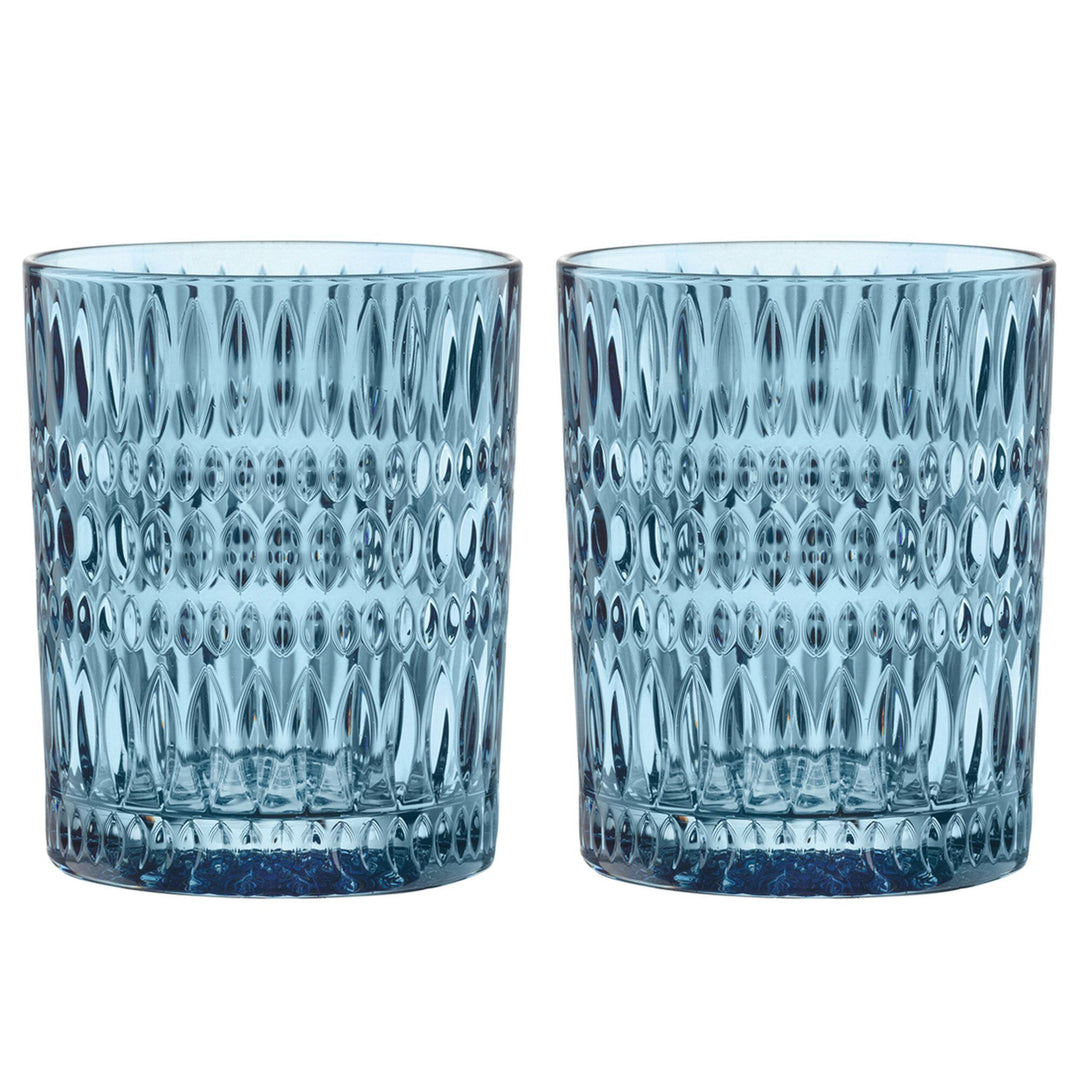 Nachtmann Nachtmann Ethno tumblerglas 30,4 cl, vintage blue, 2 stk. ❤ frontbillede (Tumblerglas)