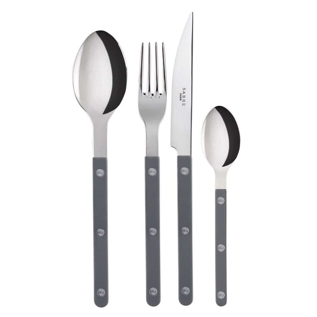 Sabre paris Sabre paris Sabre Bistrot Solid Bestiksæt 4 dele, mørkegrå – produktfoto (Bestikssæt)