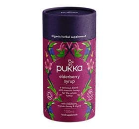 Stort online udvalg i Pukka Elderberry Sirup, Mixtur Ø 100ml. ❤ Pukka ❤ Hurtig levering: 1 - 2 Hverdage og gratis fragt v/køb over 295 kr. GLS til pakkeshop ❤ Varenummer: HG-2797 og barcode / Ean: 5060519147271 på lager - Kæmpe udvalg i Sundhed - Over 434 design brands på udsalg