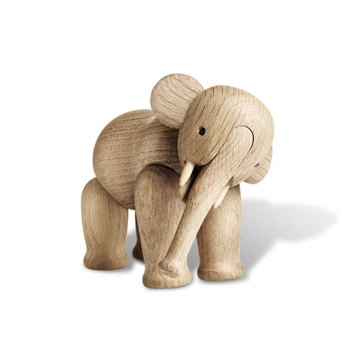 Produktbillede af Kay Bojesen elefant Eg i premium kvalitet