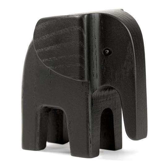 Produktbillede af Novoform Elefant i sortbejdset asketræ stor i premium kvalitet