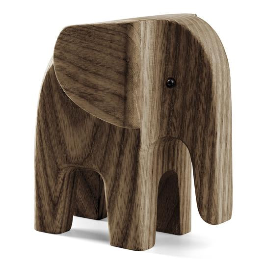 Produktbillede af Novoform Elefant i røgbejdset asketræ stor i premium kvalitet