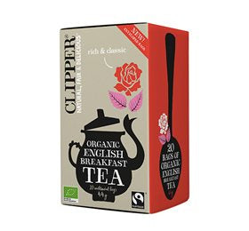 Produktbillede af Clipper English Breakfast Te Ø 20br. på tilbud
