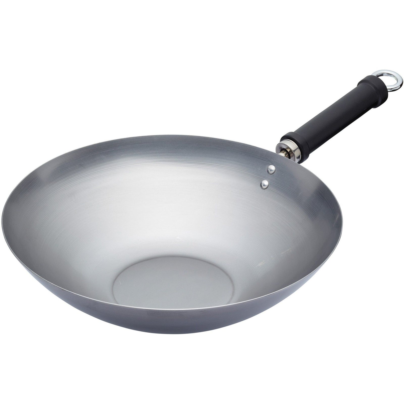 KitchenCraft KitchenCraft Wokpande 30 cm, grå – frontbillede (Wok)