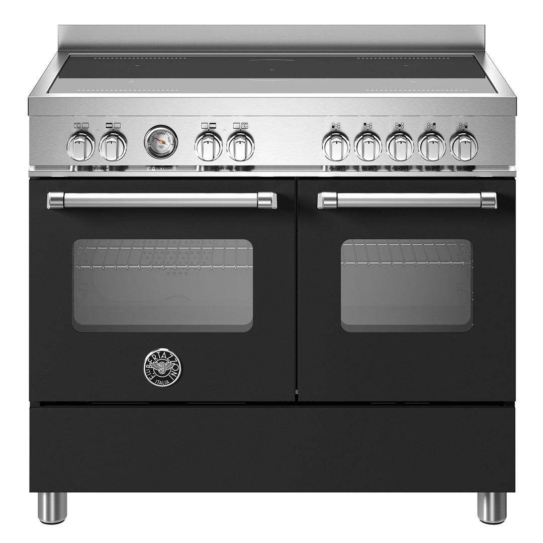 Bertazzoni Bertazzoni MAS105I2ENET Master induktionskomfur med dobbeltovn, 100 cm, mat sort – produktfoto (Induktionskomfur)