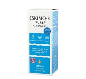 Stort online udvalg i Eskio-3 Pure Omega-3 105 ml. ❤ ❤ Hurtig levering: 1 - 2 Hverdage og gratis fragt v/køb over 295 kr. GLS til pakkeshop ❤ Varenummer: HG-28859 og barcode / Ean: 7391325900315 på lager - Kæmpe udvalg i Sundhed - Over 412 kendte brands på udsalg