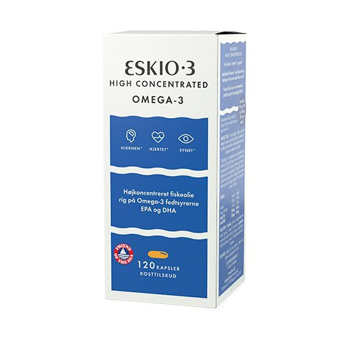 Produktbillede af Midsona Eskio-3 High Concentrated omega-3 120 kapsler på tilbud