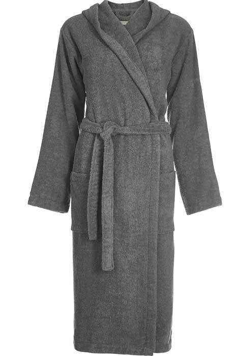 Produktbillede af Esprit Morgenkåbe Easy Antracitgrå L på tilbud i høj kvalitet