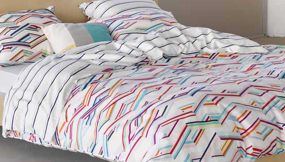 Produktbillede af Esprit sengetøj Pahoa Multi 140 x 220 + 60 x 63 på tilbud i høj kvalitet