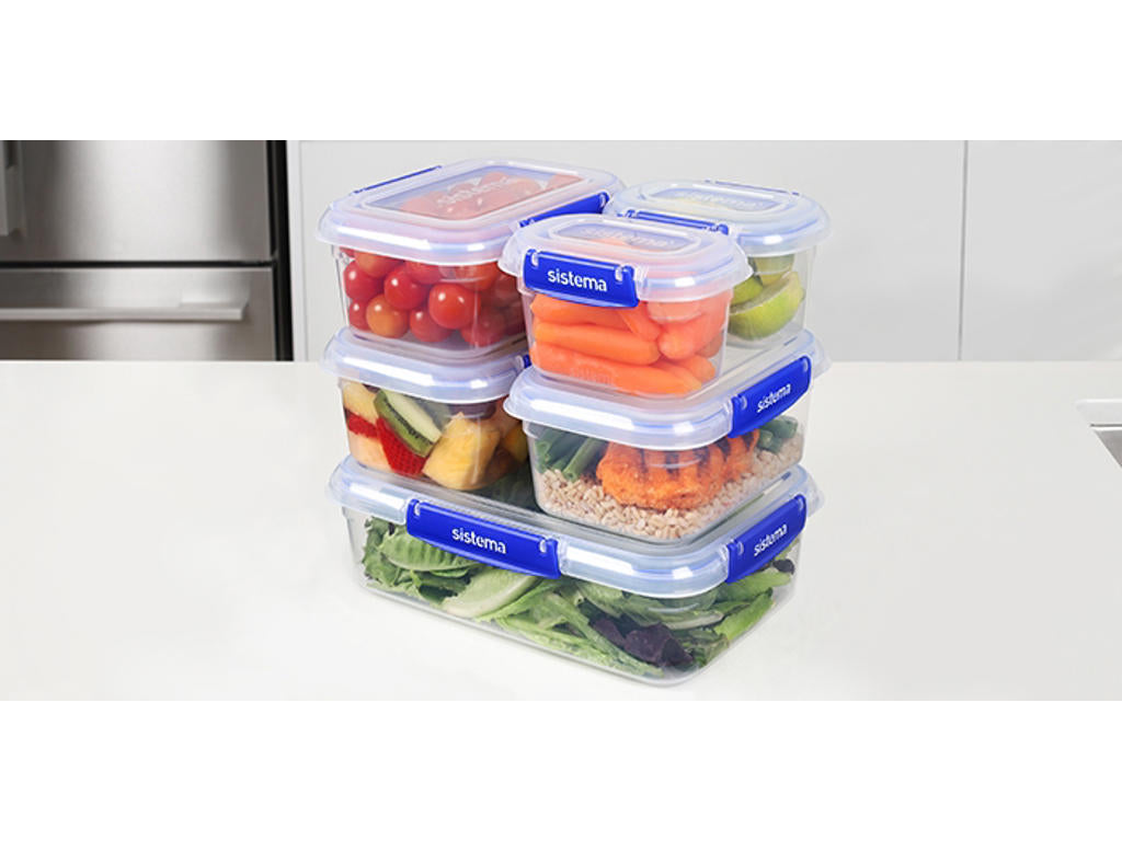 Produktbillede af Sistema Essentials Klip It Plus 6Pack i premium kvalitet