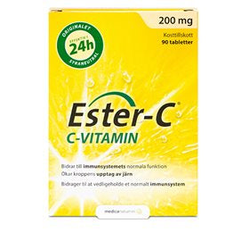 Produktbillede af Medic Wiotech Ester C 200 mg. på tilbud
