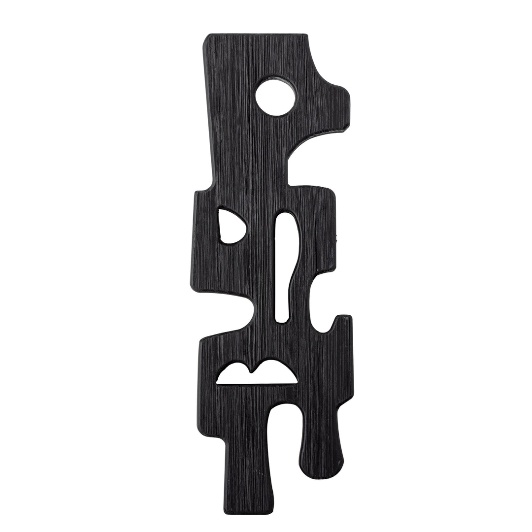 Produktbillede af BLOOMINGVILLE Sare vægdekoration sort MDF L20,5xH58,5xB2,5 i premium kvalitet