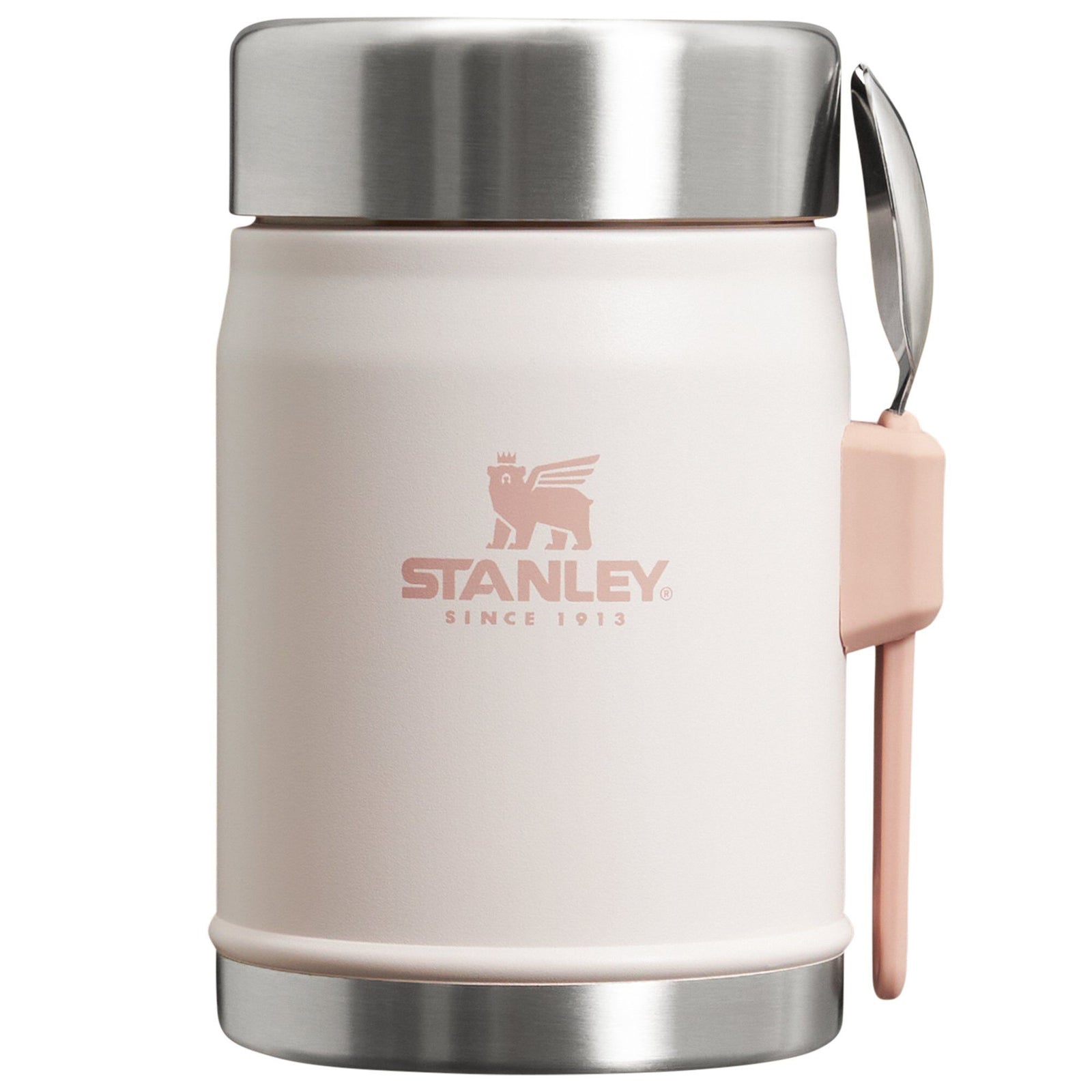 Stanley Stanley The Legendary Food Jar + Spork 0,4 liter, rose quartz – billede i brug (Termo madkasse)