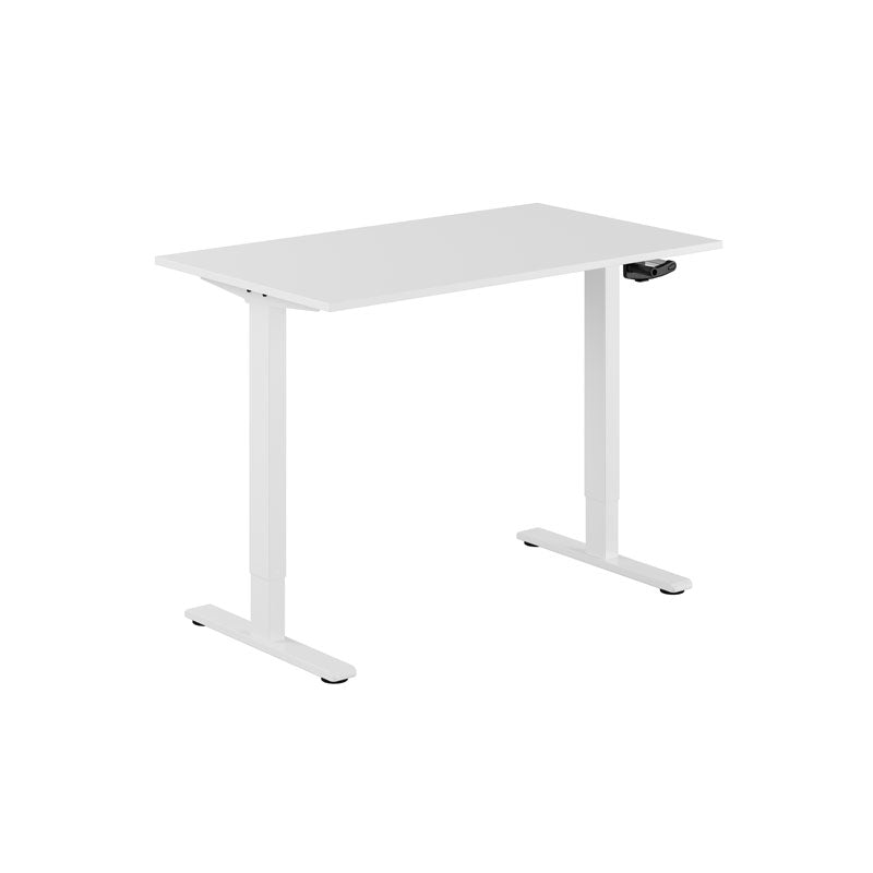 Produktbillede af ECO Hæve/Sænkebord manuelt 120x70cm Hvid-hvid på tilbud